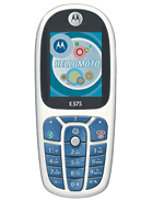 Motorola E375 Specifications